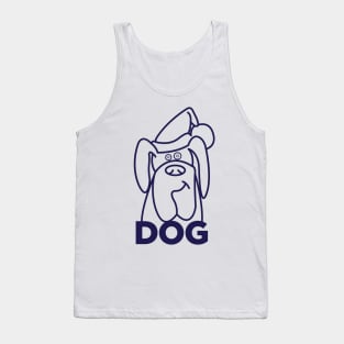 Doggie line art Tank Top